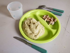 Purée pommes de terre et brocolis